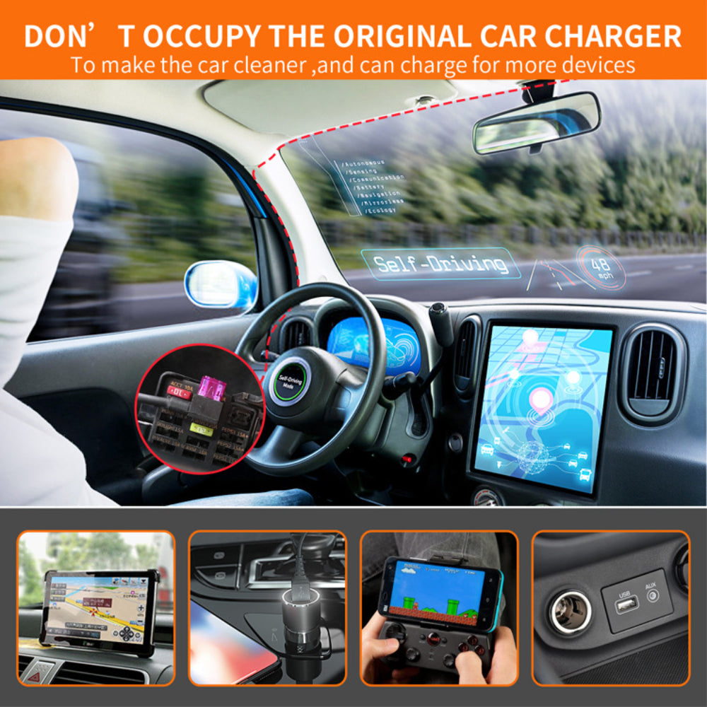 USB/Micro/Type-C Hardwire Kit for DashCam RearView Camera Reversing Recorder